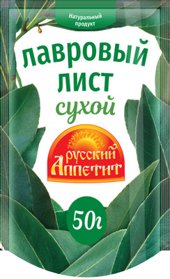 Лист лавровый Русский Аппетит сухой, 50г