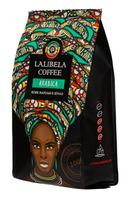 Кофе Lalibela Coffee Arabica жареный в зёрнах, 250г