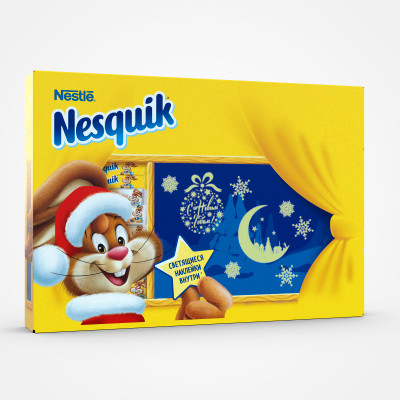Подарочный набор Nesquik со светящимися наклейками, 158г