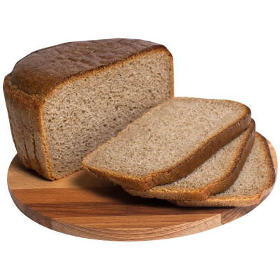 Хлеб Казанский ХЗ №3 Народный ржано-пшеничный формовой часть изделия в нарезке, 325г