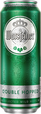 Пиво Warsteiner Дабл хоппд светлое фильтрованное 4.8%, 500мл