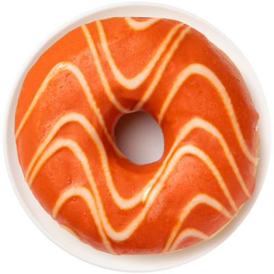 Пончик Donut Red с начинкой со вкусом персика, 60г