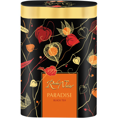 Чай Riche Natur Paradise чёрный с цукатами и ароматом манго и карамболы, 100г