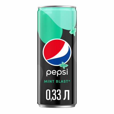 Напиток газированный Pepsi Wild Mint, 330мл