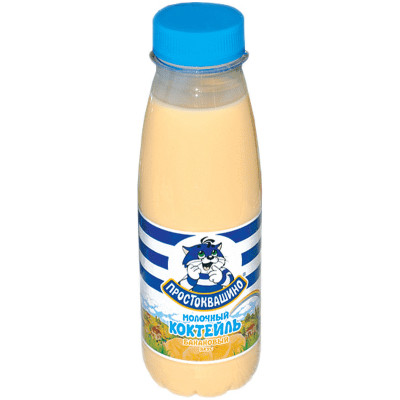 Коктейль молочный Простоквашино банан 2.5%, 330мл