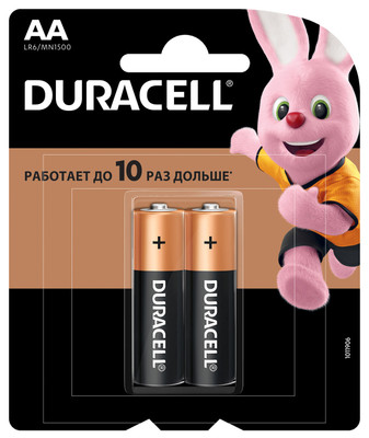 Батарейки Duracell Basic Plus AA Plus, 2шт