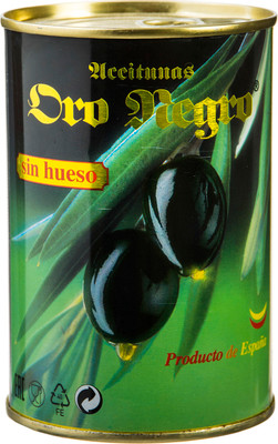 Маслины Oro Negro Oro Negro без косточки, 480г