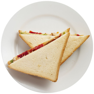 Сэндвич с печеными овощами и курицей Умное решение, 160г