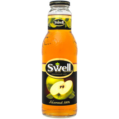 Сок Swell яблочный восстановленный, 750мл
