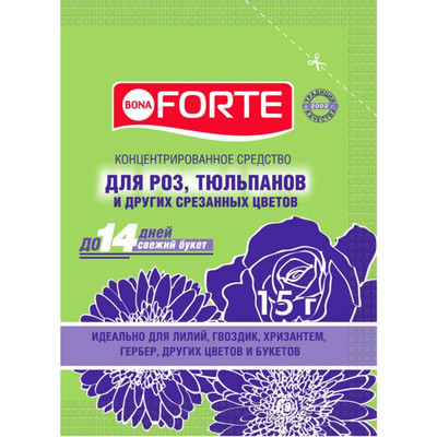 Средство для продления жизни срезанных цветов Bona Forte, 15г