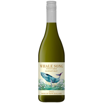 Вино Whale Song Pinot Gris Hawke's Bay белое сухое 12.5%, 750мл