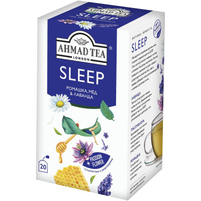 Чай Ahmad Tea Honey&Lavender, 20х1,5г