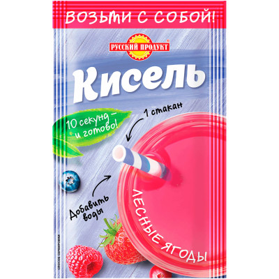 Кисель Русский Продукт Лесные ягоды моментального приготовления, 25г