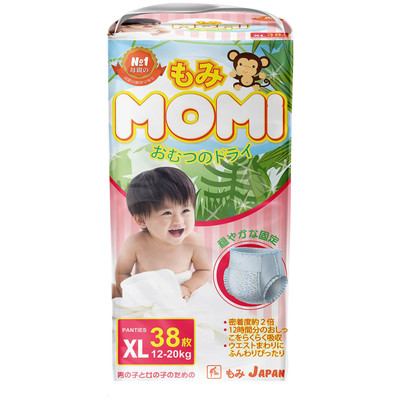 Подгузники-трусики Momi Premium р.5 12-20кг, 38шт