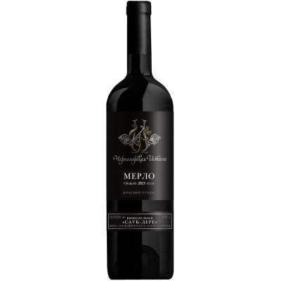 Вино Мерло Саук-Дере красное сухое, 750мл