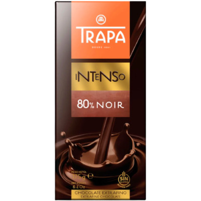 Шоколад горький Trapa Интинское Нуар 80%, 175г