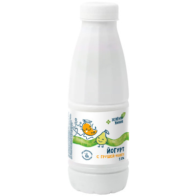 Йогурт с Грушей-Манго 2.5% Зелёная Линия, 330г