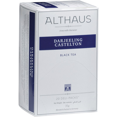 Чай Althaus Даржилинг Кастелтон черный, 20х1,75г