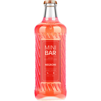 Напиток пивной Mini Bar Moscow Negroni грейпфрут-травы 6%, 400мл