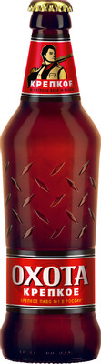 Пиво Охота Крепкое светлое 8.1%, 450мл