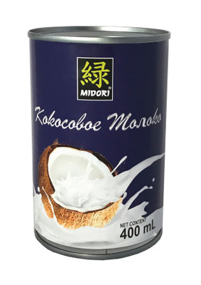 Молоко Midori кокосовое 18%, 400мл
