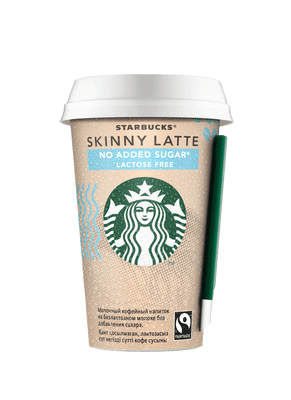 Напиток молочный Starbucks Skinny Latte кофейный на безлактозном молоке 0.9%, 220мл