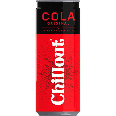 Напиток безалкогольный Черноголовка Chillout Cola сильногазированный, 330мл