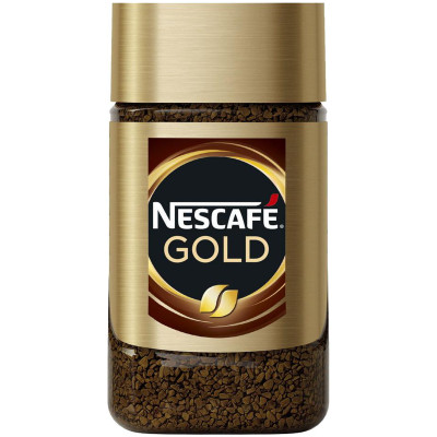 Кофе Nescafe Gold растворимый, 47.5г