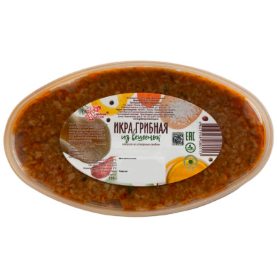 Икра грибная Грибная Кухня из вешенок, 230г