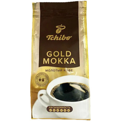 Кофе Tchibo Gold Mokka натуральный жареный молотый, 100г