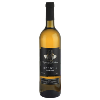 Вино Черноморская Истина Шардоне белое сухое, 750мл