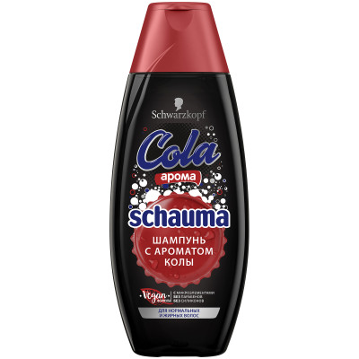 Шампунь Schauma Cola Арома для нормальных и жирных волос, 400мл