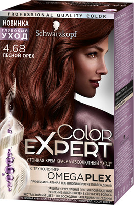 Крем-краска для волос Schwarzkopf Color Expert лесной орех 4.68