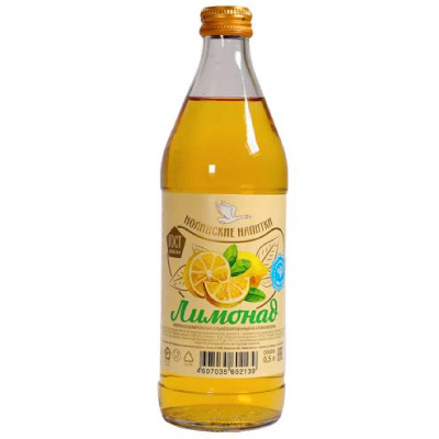 Напиток безалкогольный Нолинские напитки Лимонад, 500мл