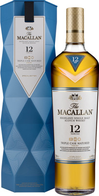 Виски Macallan Трипл Каск 12-летний 40% в подарочной упаковке, 700мл