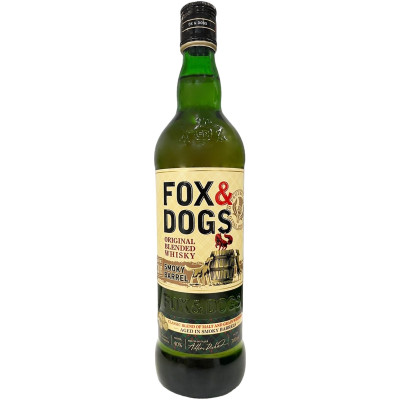 Виски Fox and Dogs Smoky Barrel 40%, 700мл
