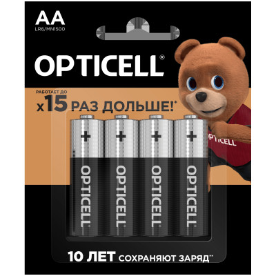 Батарейка Opticell AA, 4шт