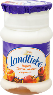 Йогурт Landliebe двухслойный печёное яблоко с корицей 3.2%, 130г