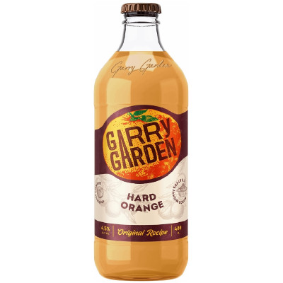 Пивной напиток Garry Garden Hard Orange со вкусом апельсина 4.5%, 400мл