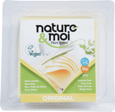 Продукт веганский Nature&Moi Оригинальный растительно-жировой со вкусом сыра, 200г