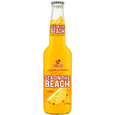 Напиток слабоалкогольный Relax Sex On The Beach газированный 5.5%, 330мл