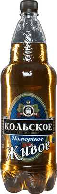 Пиво Кольское Поморское светлое фильтрованное 5.4%, 1.35л