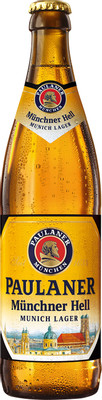 Пиво Paulaner Munchner Hell светлое 4.9%, 500мл