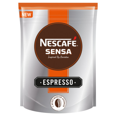 Кофе Nescafé Sensa Espresso натуральный растворимый с добавлением молотого, 70г