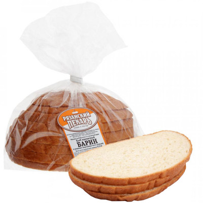 Хлеб Рязанский Пекарь Барин пшеничный в нарезке, 300г