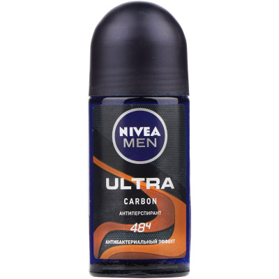 Антиперспирант Nivea Men Ultra Carbon, 50мл