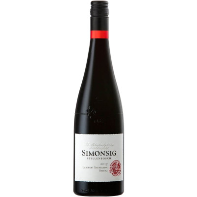 Вино Simonsig Cabernet Sauvignon-Shiraz красное сухое 14.5%, 750мл