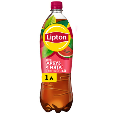 Холодный чай Lipton Арбуз-Мята, 1л