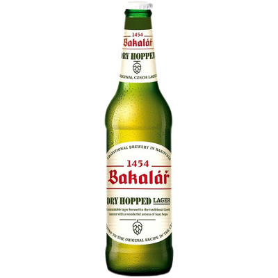 Пиво Bakalar светлое фильтрованное 5.2%, 500мл