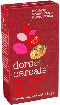 Мюсли Dorset Cereals клюква-вишня-миндаль, 325г